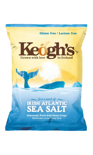 Chips Atlανtic Sea Salt 125Gr Keoghs